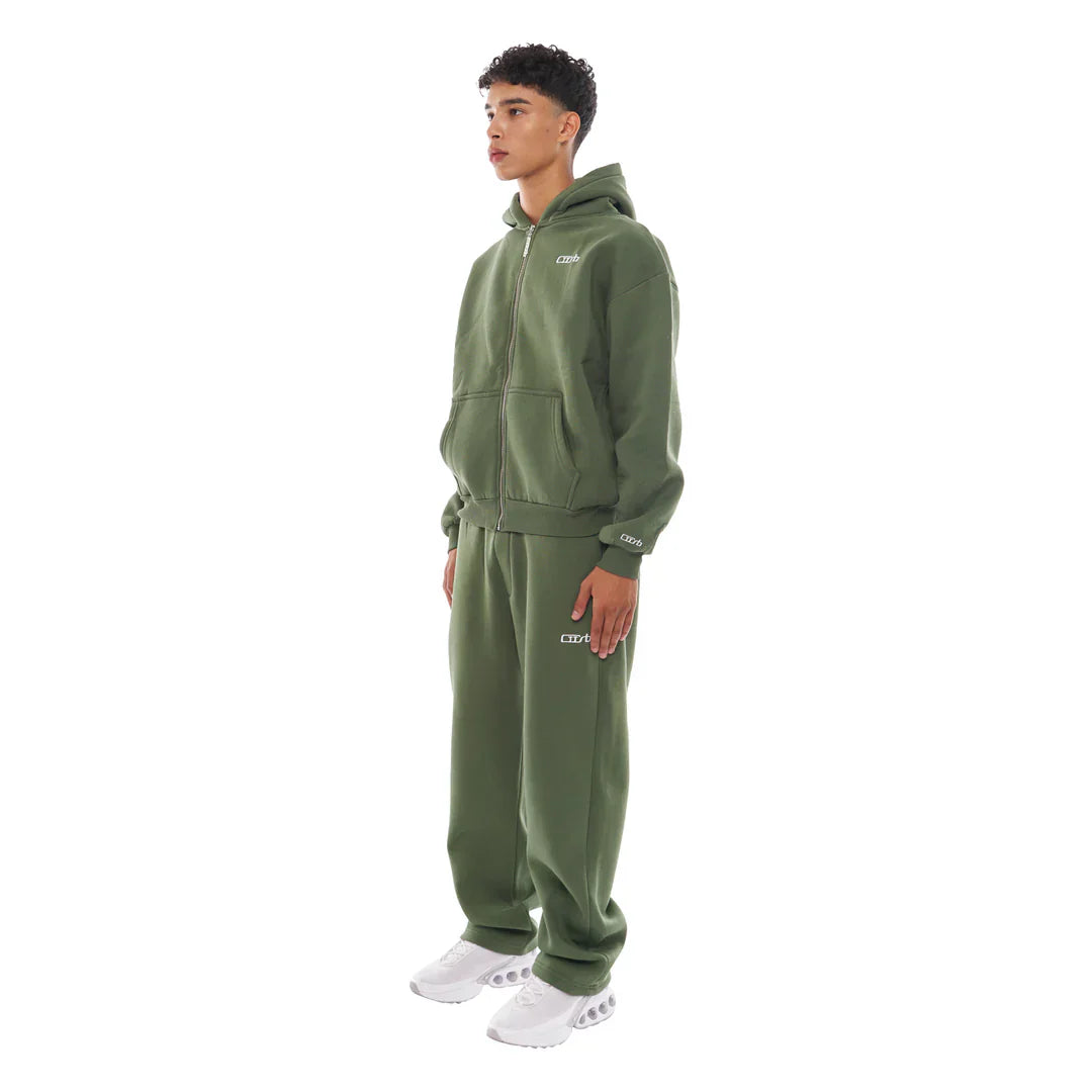 Tracksuit cusb clo zip-up green