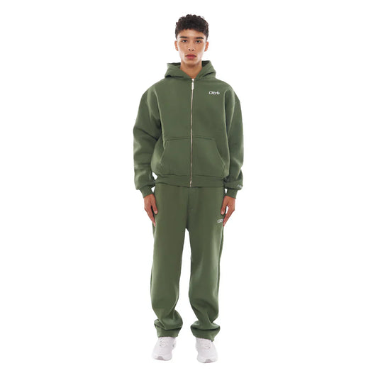 Tracksuit cusb clo zip-up green