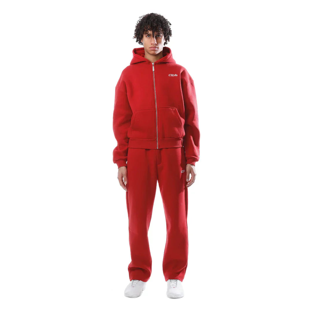Tracksuit cusb clo zip-up red