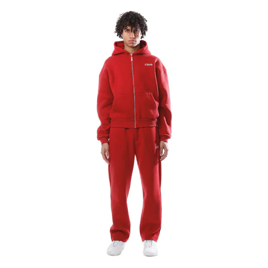 Tracksuit cusb clo zip-up red