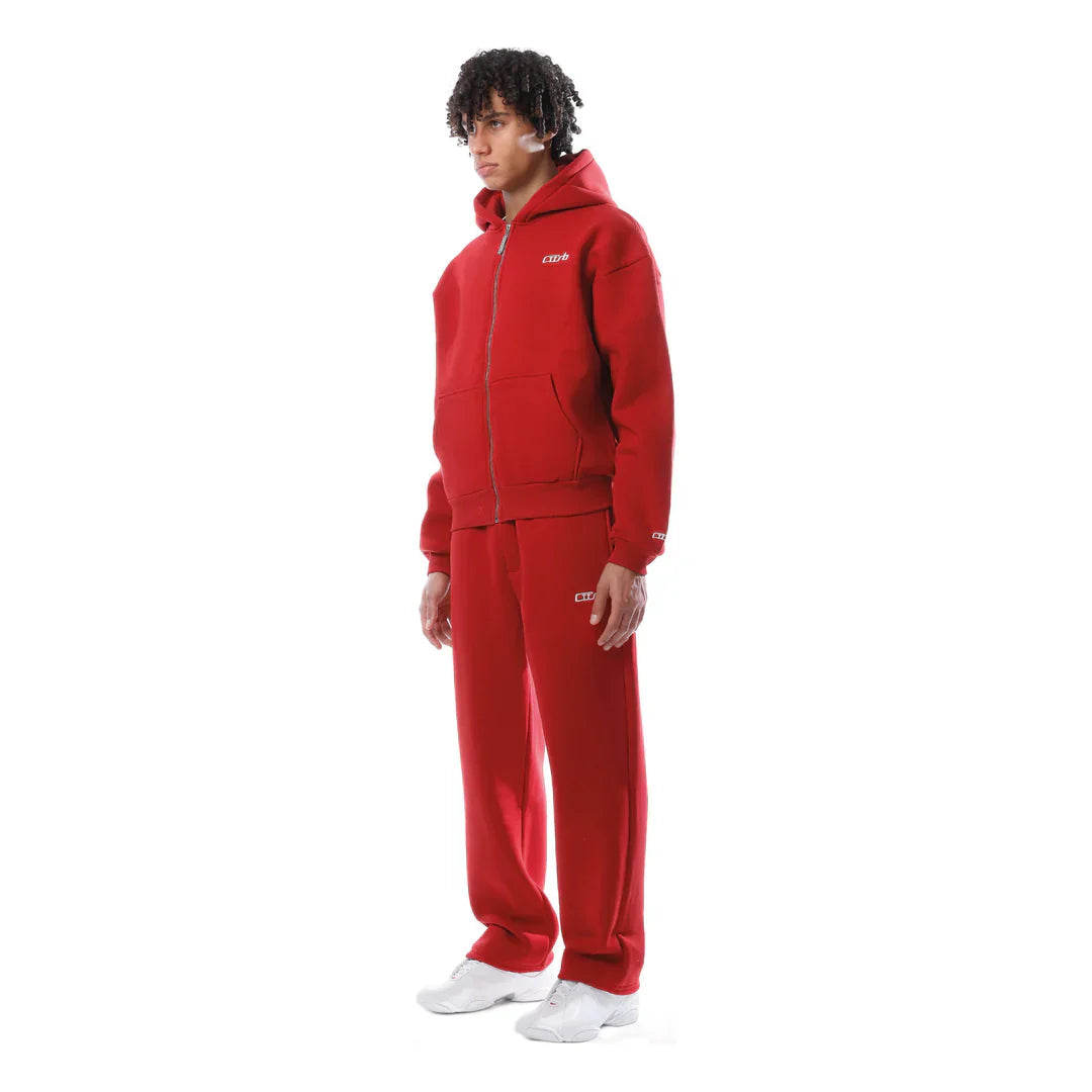 Tracksuit cusb clo zip-up red