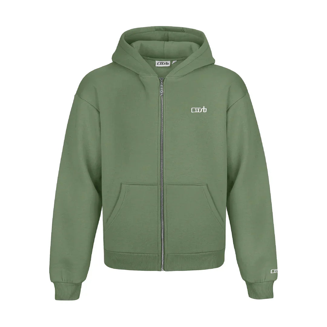 Tracksuit cusb clo zip-up green